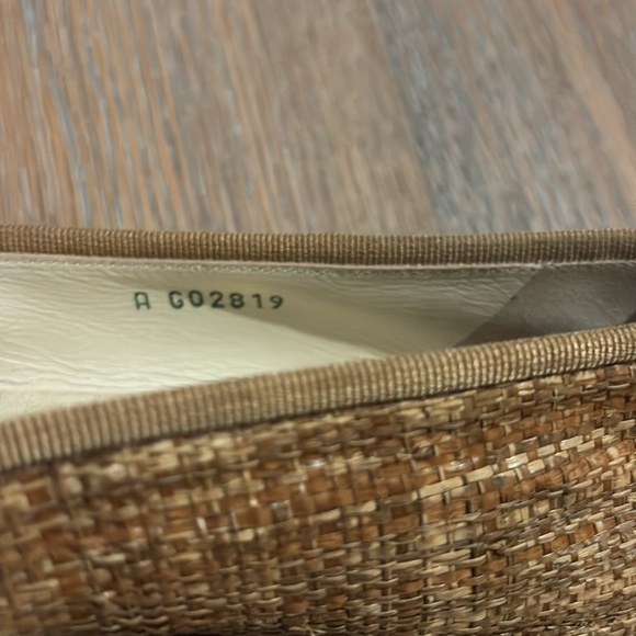 Chanel Raffia Cap Toe Ballet Flats - Picture 5 of 5